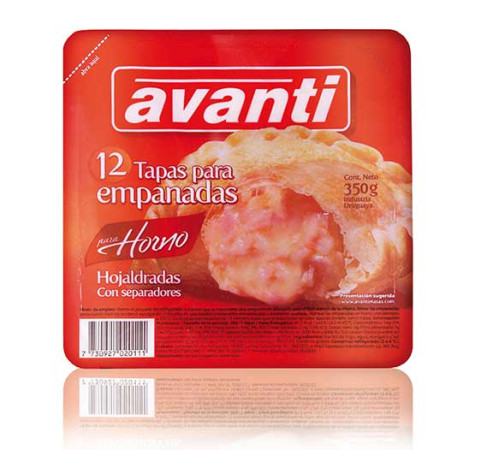Oblea de Empanada para horno (12uds en pack de 350g)