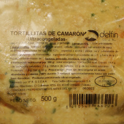 Tortillita de Camarón (bolsa de 500g) - 5 Océanos