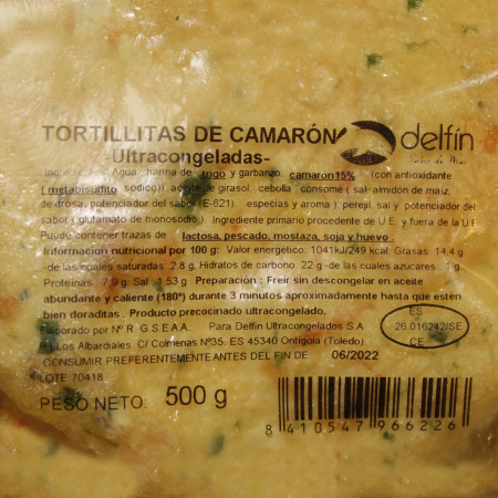 Tortillita de Camarón (bolsa de 500g)