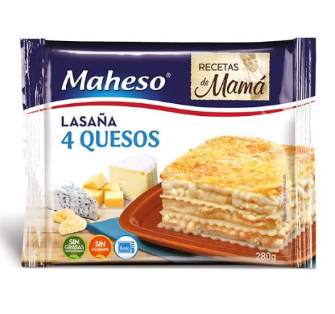 Lasaña de 5 quesos (1ud x 280g)