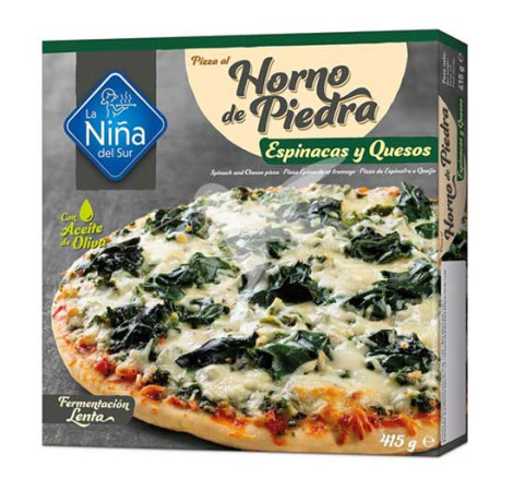 Pizza de Espinacas Horno Piedra (1ud x 415g)