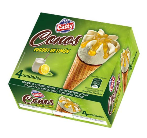 Cono Yogurt de Limón (pack de 4uds)