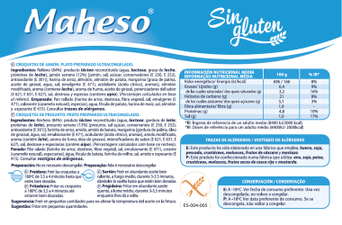 Croqueta de Jamón sin gluten (estuche de 300g) - 5 Océanos