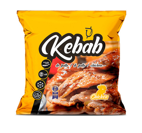 Kebab loncheado de Pollo (bolsa de 250g)
