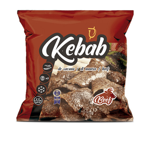 Kebab loncheado de Vacuno (bolsa de 250g)