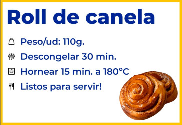 Cinnamon Roll (110g) - 5 Océanos