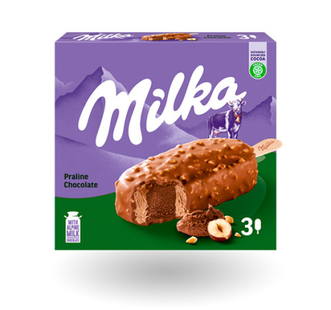 Milka Bombón Praliné (pack de 3uds)