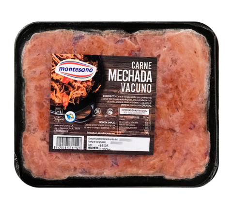 Carne mechada Res Montesano (bandeja de 500g)