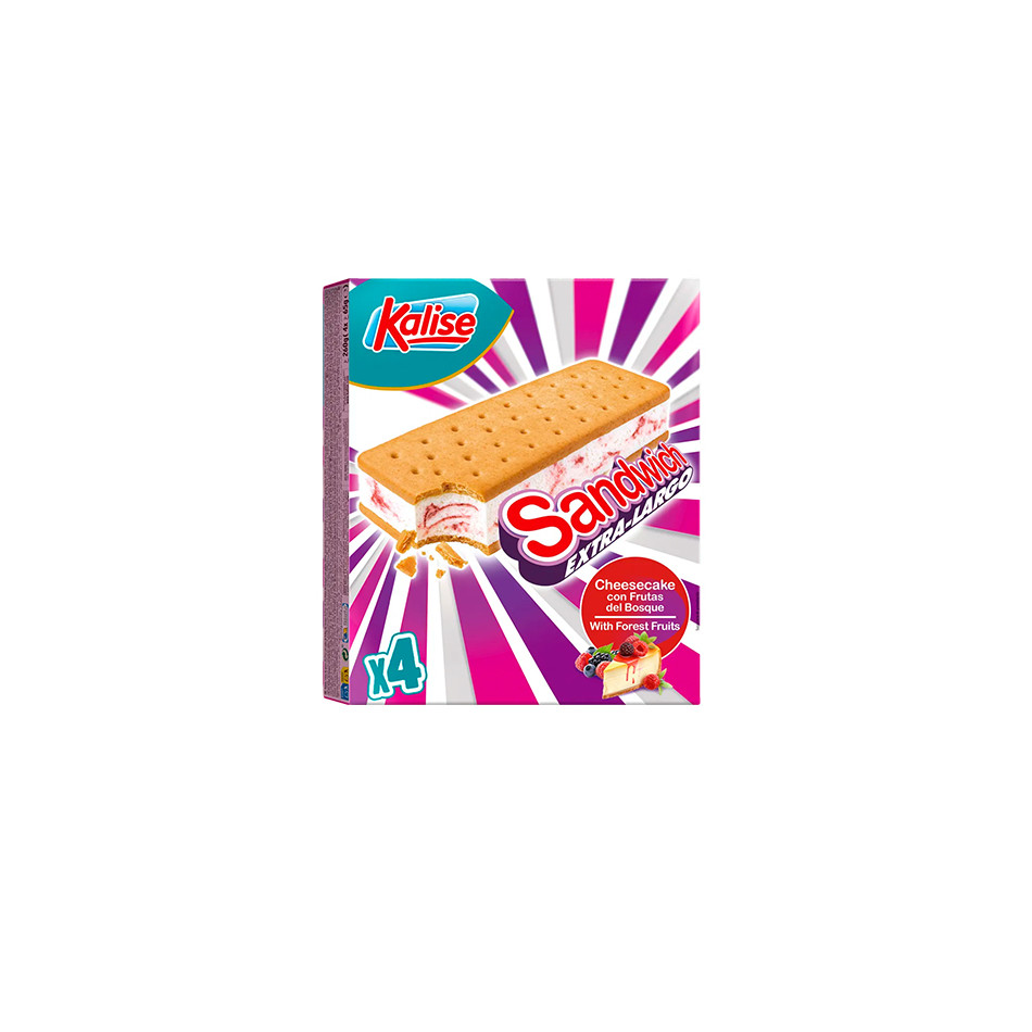 Sandwich Cheesecake con frutas del bosque (pack 4 uds) - 5 Océanos