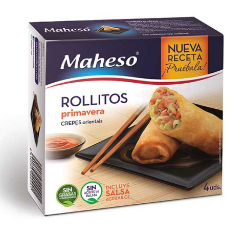 Rollitos de primavera (4uds x 56g y salsa agridulce)