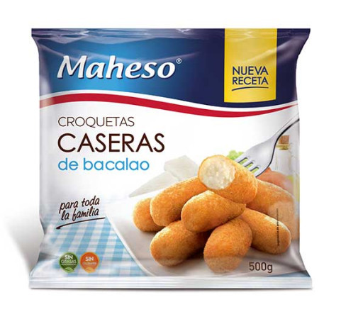 Croqueta casera de Bacalao (bolsa de 500g)