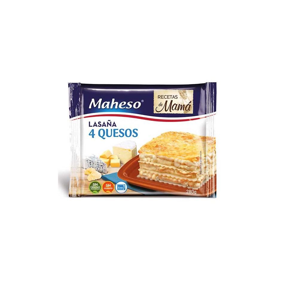 Lasaña de 5 Quesos (1ud x 280g)