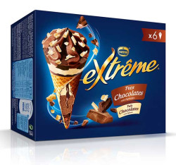 Cono extreme 2 chocolates pack 6 und.