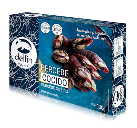 Percebe cocido (estuche de 500g)