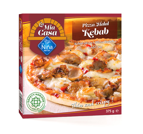 Pizza Kebab Halal La Niña del Sur (1ud X 375g)