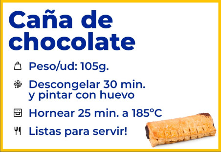 Caña de chocolate (ud 100g)