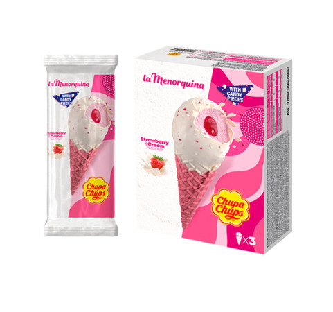 Cono Chupa Chups (pack 3uds x 130ml)