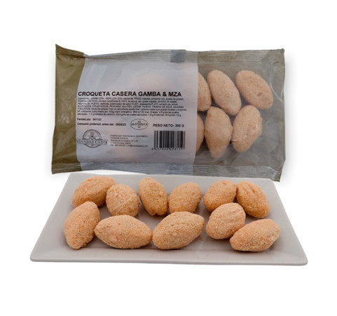 Croqueta casera de Gamba y Merluza (bolsa de 300g)