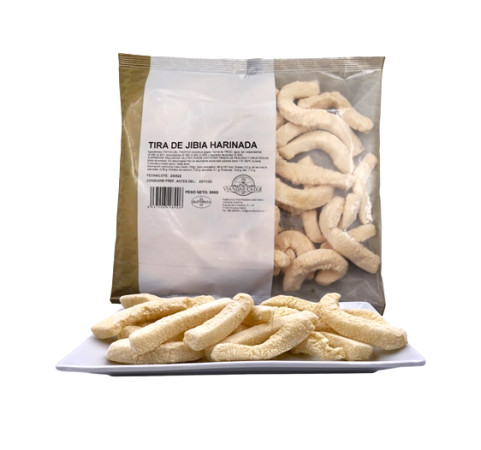 Tira de Jibia harinada (bolsa 500g)