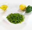 Pimiento verde en tiras