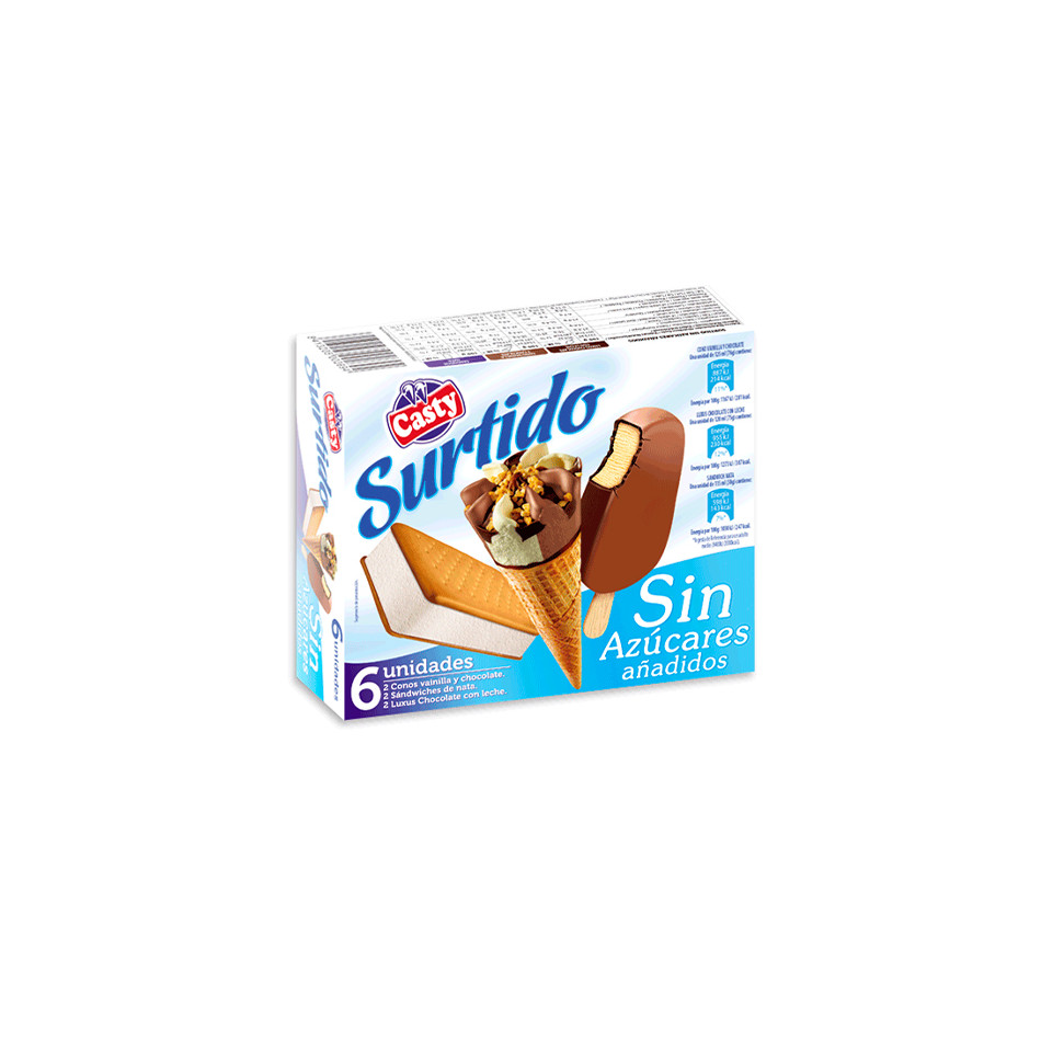 Surtido sin azucar añadido  6 unidades