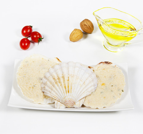 Vieira con Rape y Gambas (ud x 90gr)