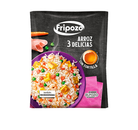 Arroz 3 Delicias con tortilla (pack 500g)