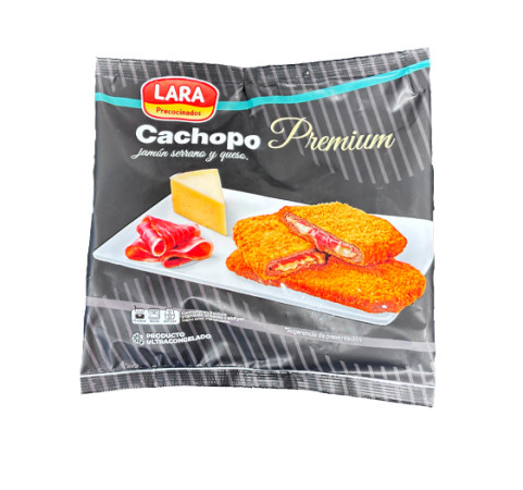 Cachopo ternera relleno jamón serrano/queso (bandeja 320g)