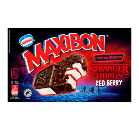 Maxibón Stranger Things (pack 4 uds x 140ml)