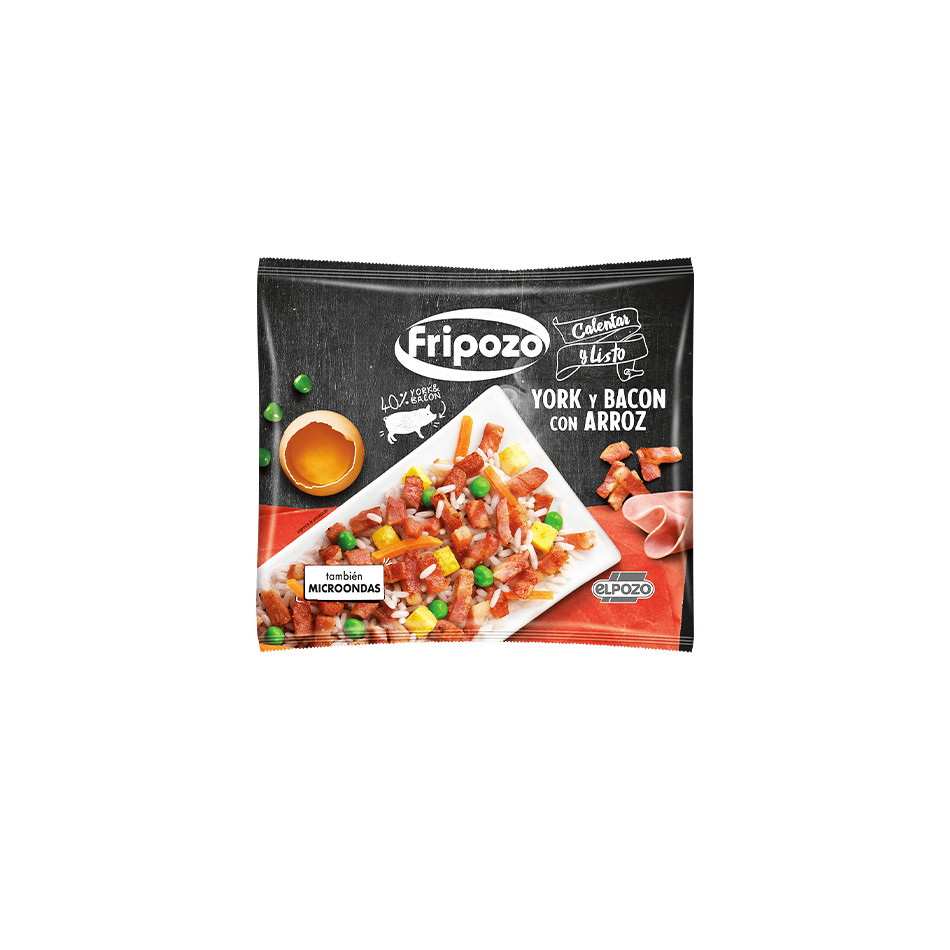 York y Bacon con arroz (pack de 400g)