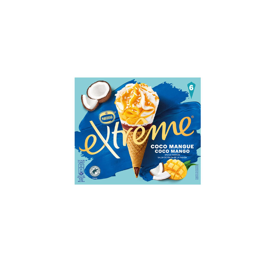 Extreme cono Coco Mango (pack 6uds x 110m)
