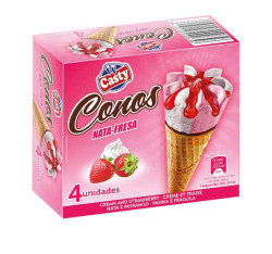 Cono Nata/Fresa (pack 4uds...