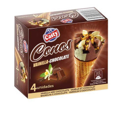 Cono vainilla/chocolate (pack 4 x 125ml)