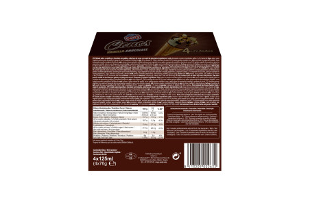 Cono Vainilla/Chocolate (pack 4uds x 125ml)