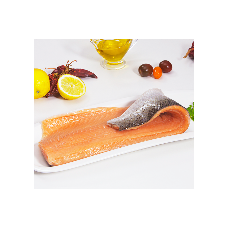 Filete de Salmón Salar con piel