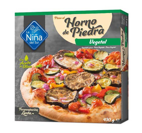 Pizza vegetal horno piedra (ud 430g)