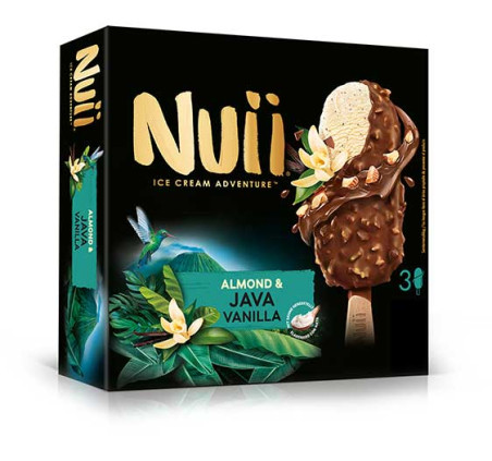 Bombon nuii almendra vainilla java pack 3 und.