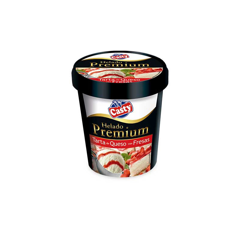 Tarrina Tarta de Queso con Fresa (1ud x 500ml)