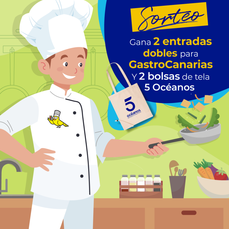 ¡Sorteamos dos entradas dobles para GastroCanarias!