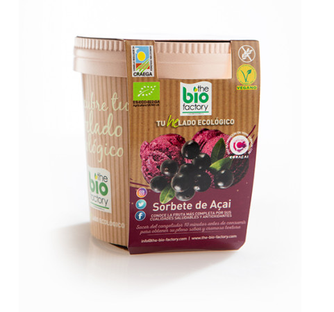 Acai Tub Sorbete Ecológico Biopop (tarrina 480 ml)