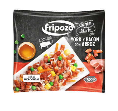 York y bacon con arroz (pack de 400g)