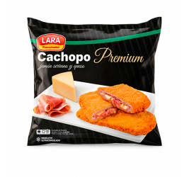 Cachopo ternera relleno jamón serrano/queso (bandeja 320g)