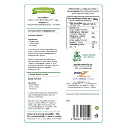 Plátano verde precocido (bolsa 500g)