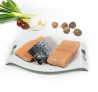 Lomo de salmón salar con piel