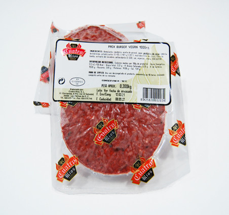Hamburguesa vegan (pack de 2uds x 100g)
